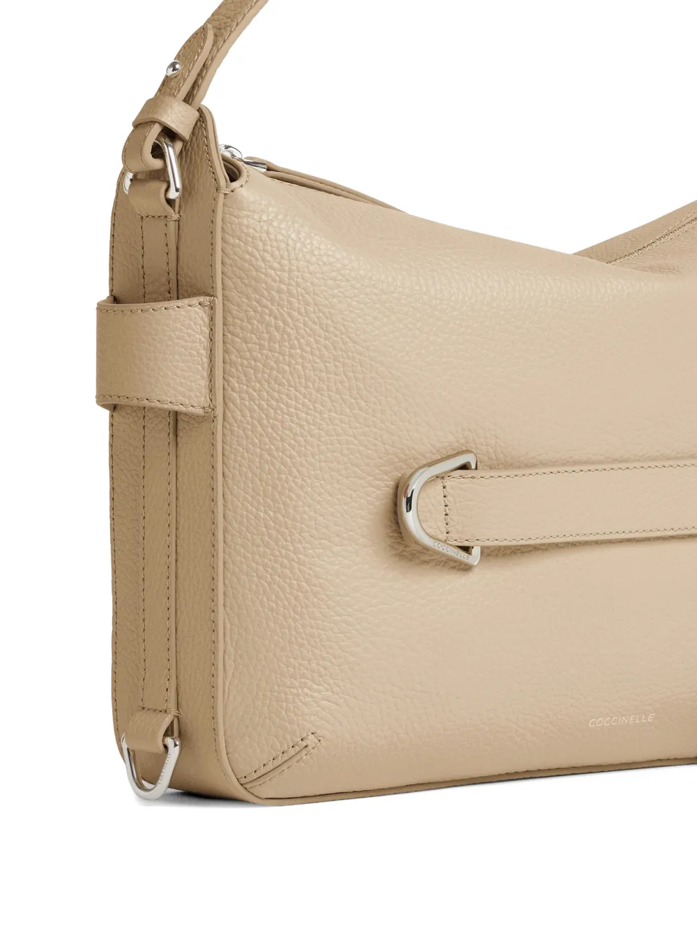 Coccinelle Leren shopper Beige