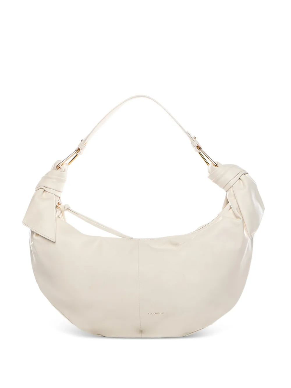 Coccinelle knot-detail tote bag - Bianco