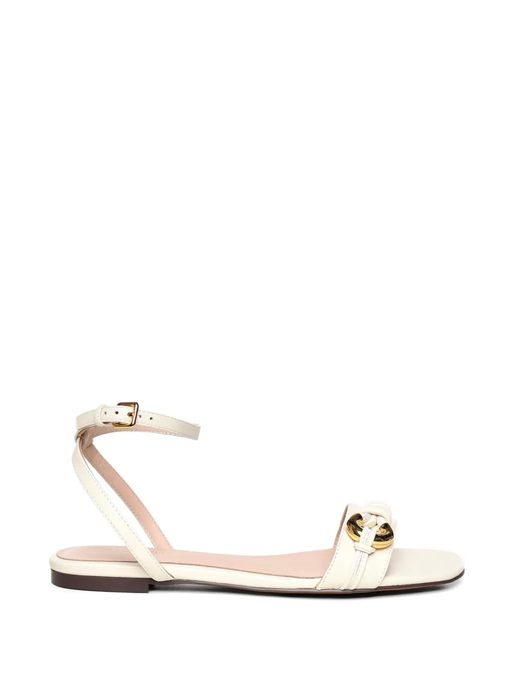 Coccinelle buckle-fastening leather sandals - Toni neutri