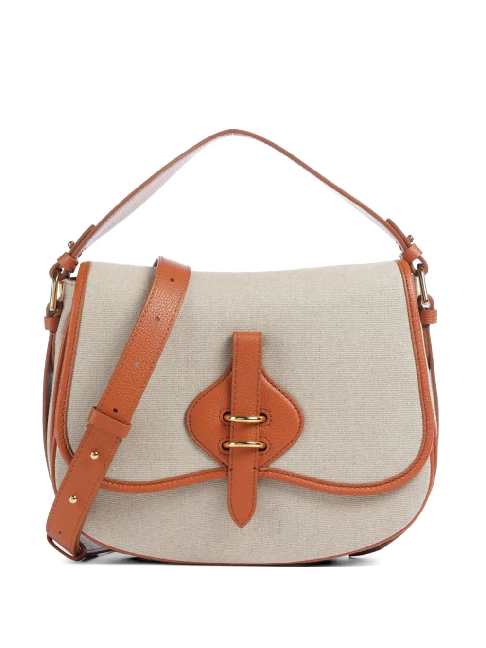 Coccinelle small Mavery flap tote bag - Toni neutri