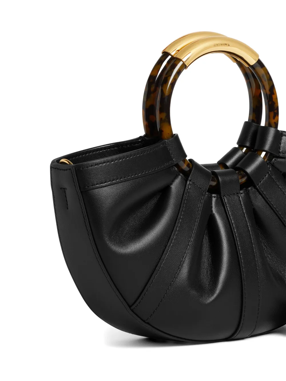 Coccinelle Shel medium shopper met ronde handgreep Zwart