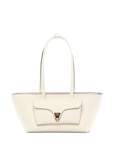Coccinelle flap leather tote bag
