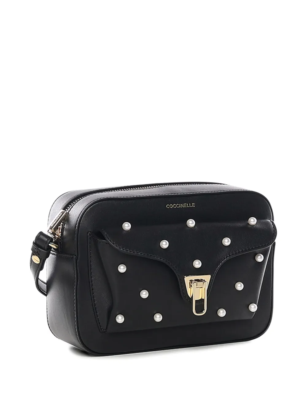 Pearl-Embellished Shoulder Bag