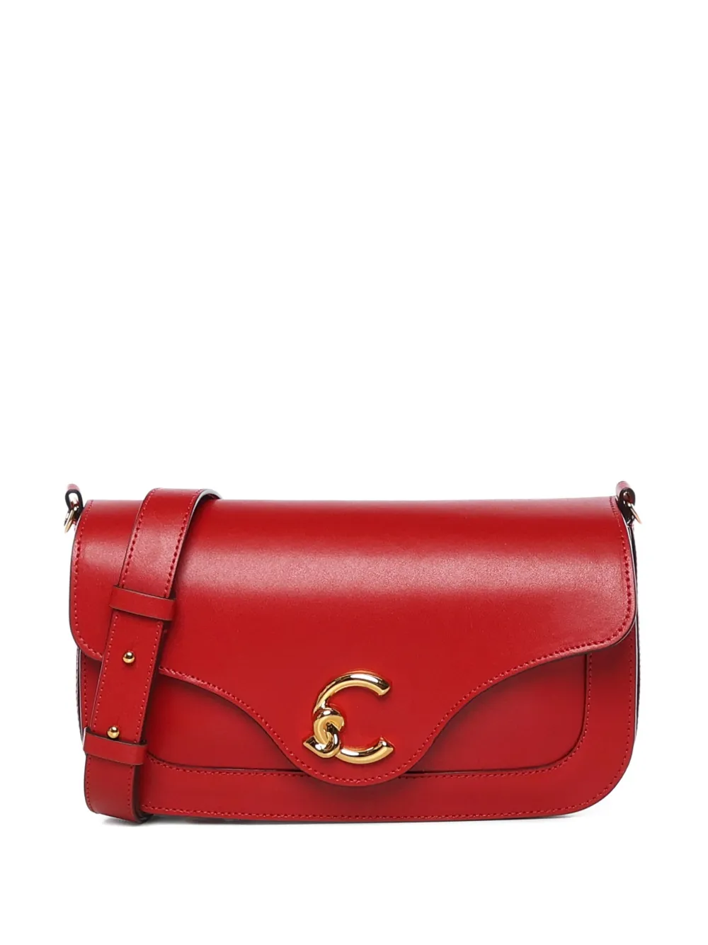 Coccinelle C-Me logo shoulder bag - Rosso
