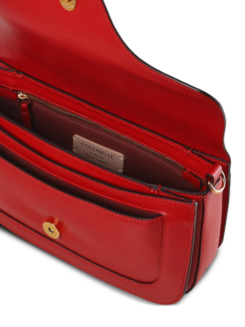 Coccinelle C-Me schoudertas met logo Rood