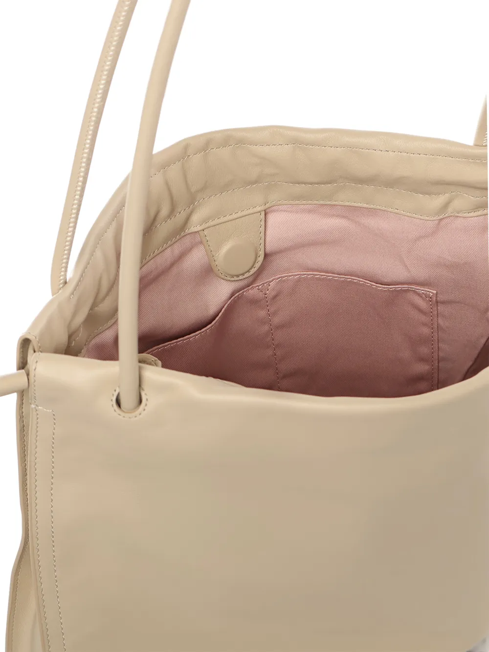 Coccinelle Dulse grote shopper met trekkoord Beige