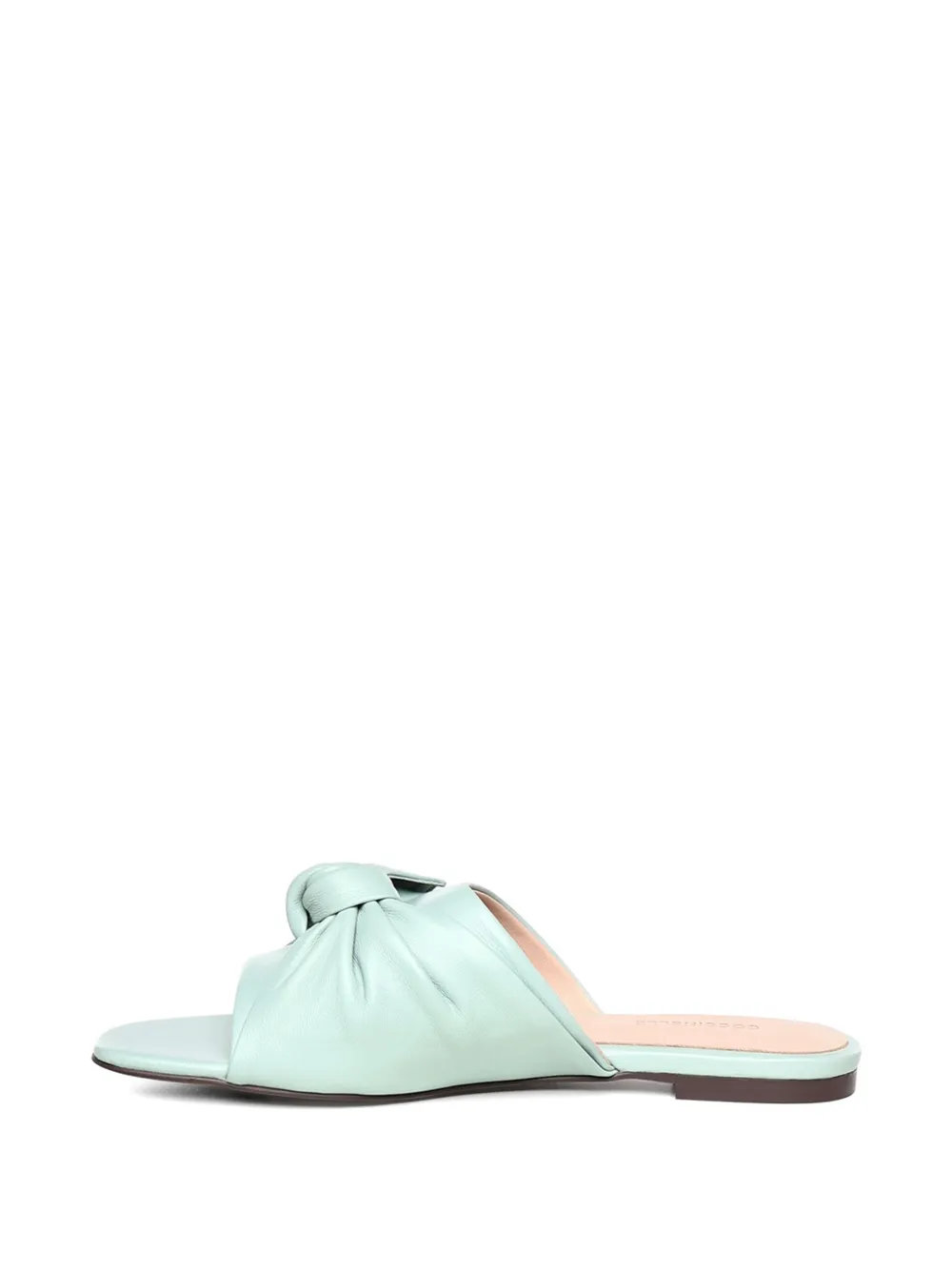Coccinelle Leren sandalen met strikdetail Groen