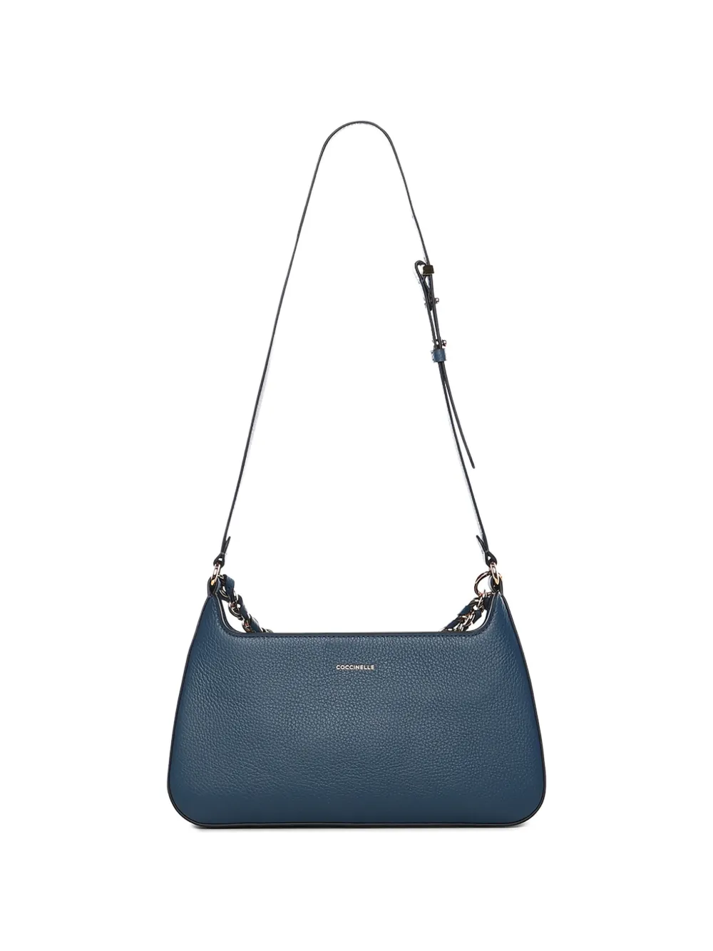Coccinelle medium chain-detail shoulder bag - Blauw