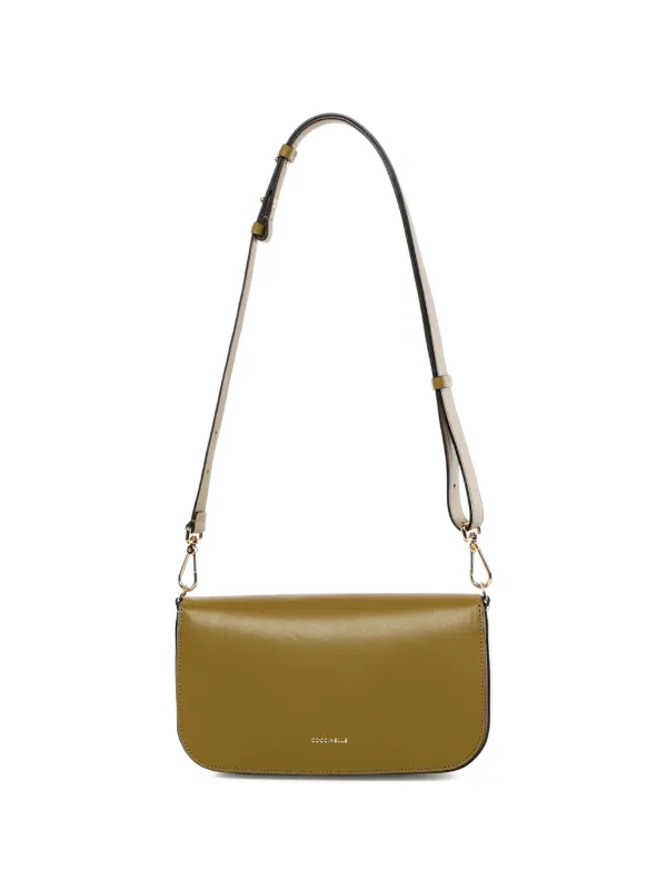 Coccinelle C-Me レザーショルダーバッグ | グリーン | FARFETCH JP