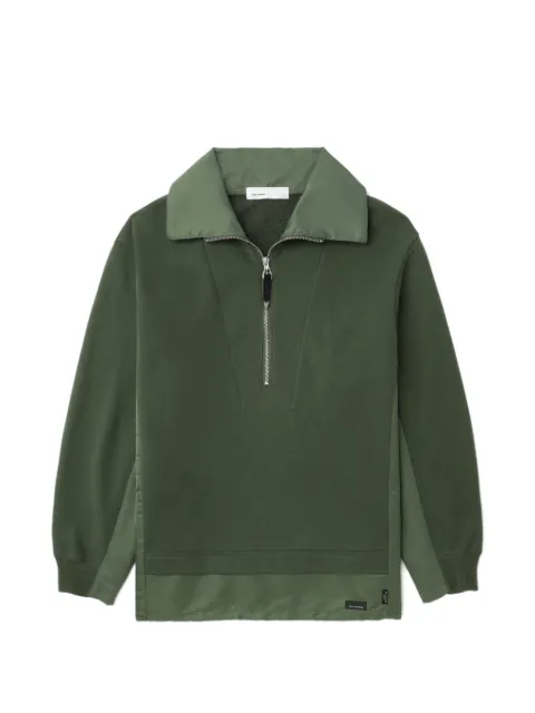 Toga half-zip panelled sweatshirt