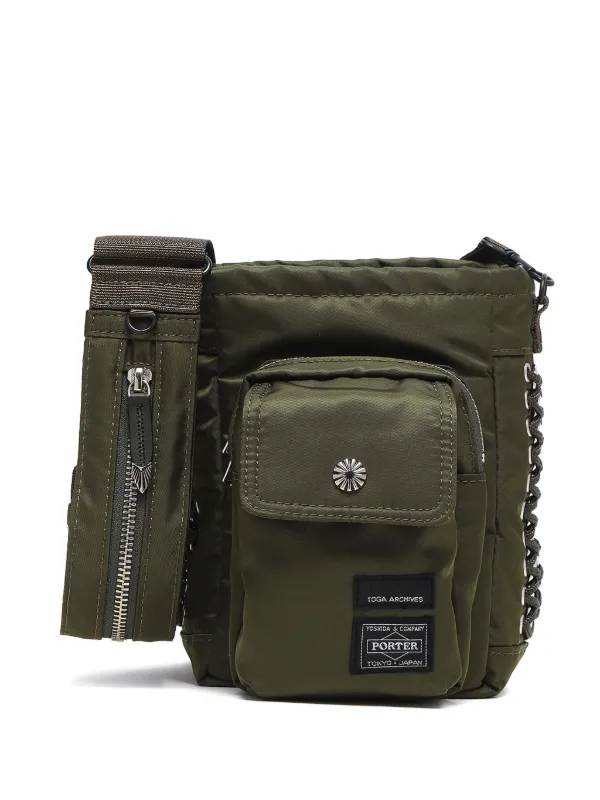 TOGA VIRILIS TOGA ARCHIVES メッセンジャーバッグ Toga ポケットチェーン メッセンジャーバッグ | グリーン | FARFETCH JP