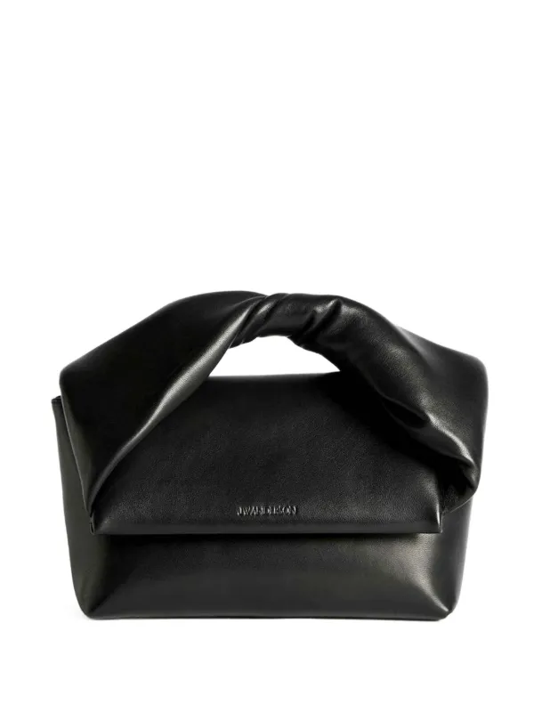 JW Anderson Medium Twister Tote Bag in Black