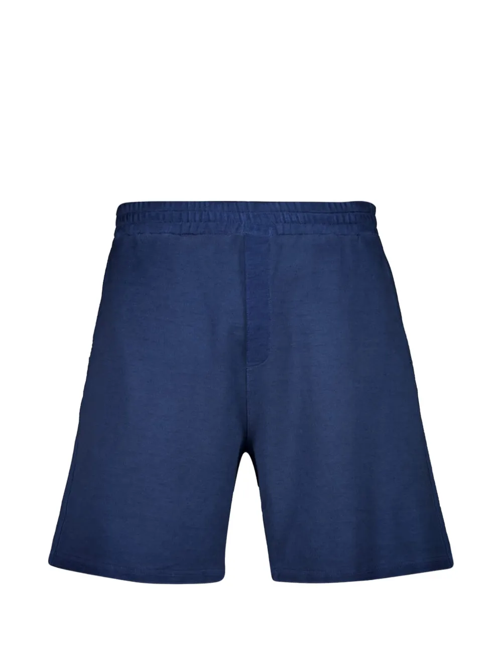 120% Lino elasticated-waistband shorts - Blu