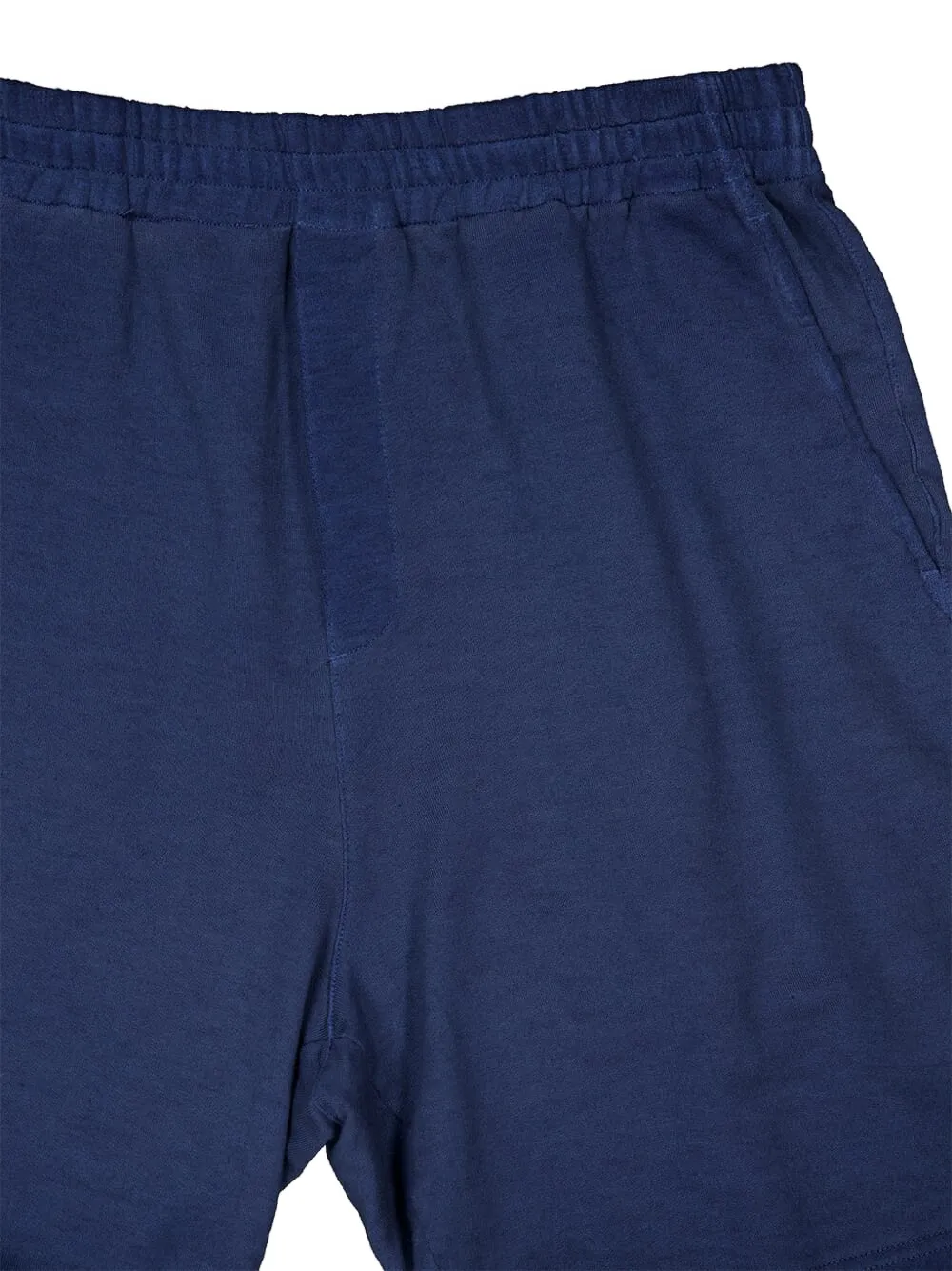  120% Lino Elasticated-waistband Shorts - Blue 
