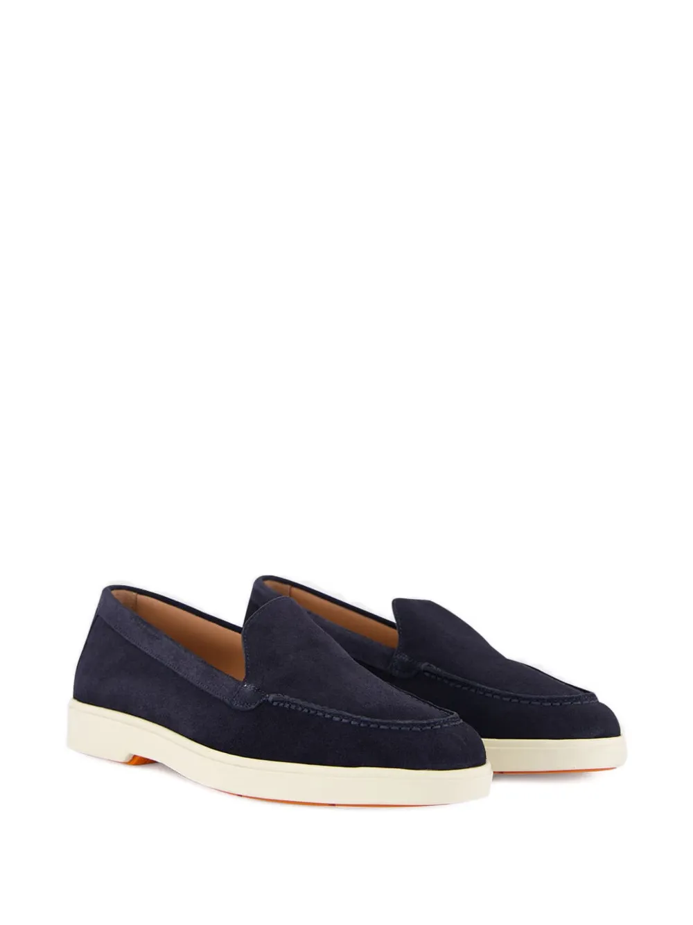 Santoni suede loafers - Blauw