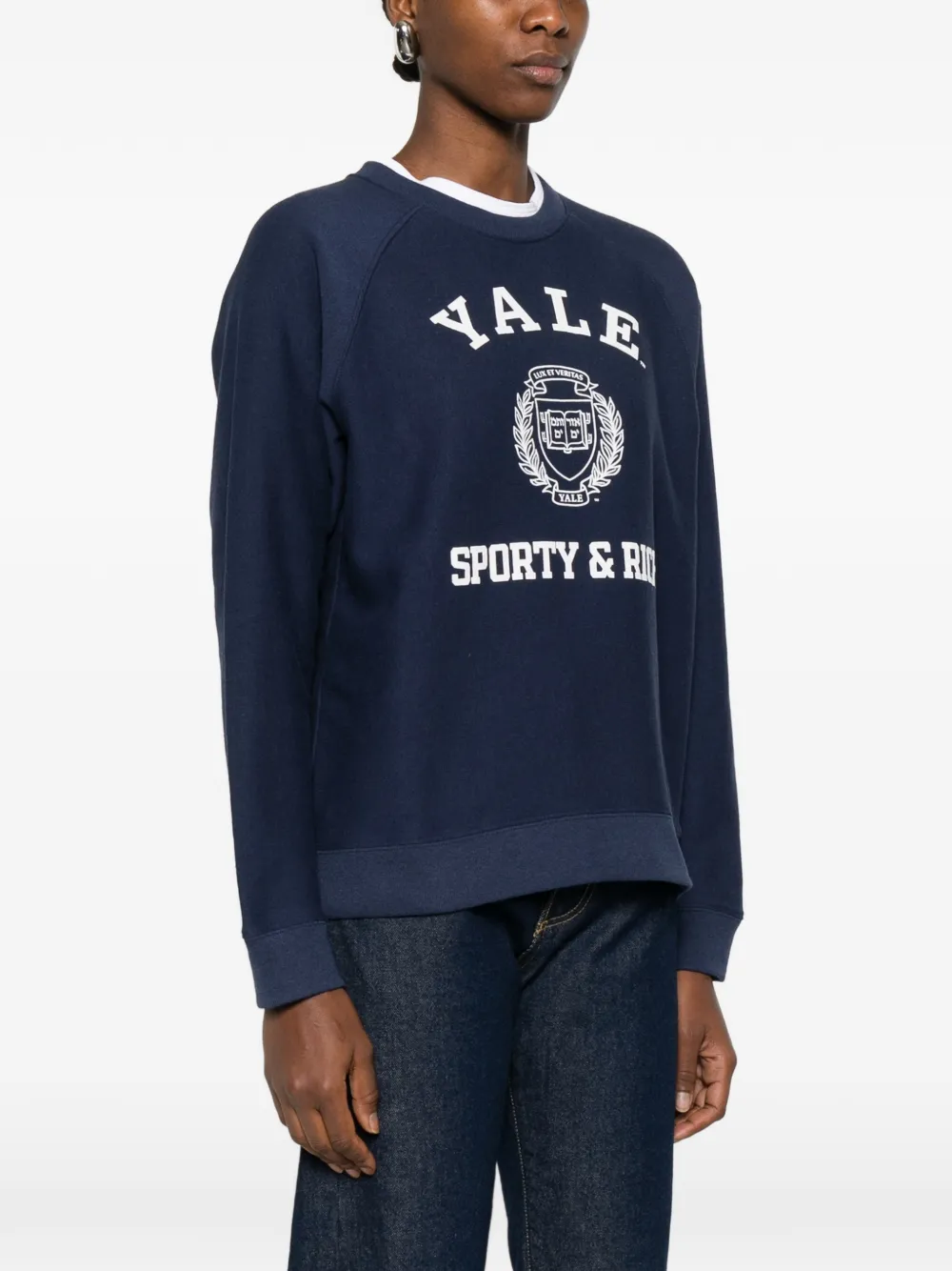 Sporty & Rich Sweater met print Blauw