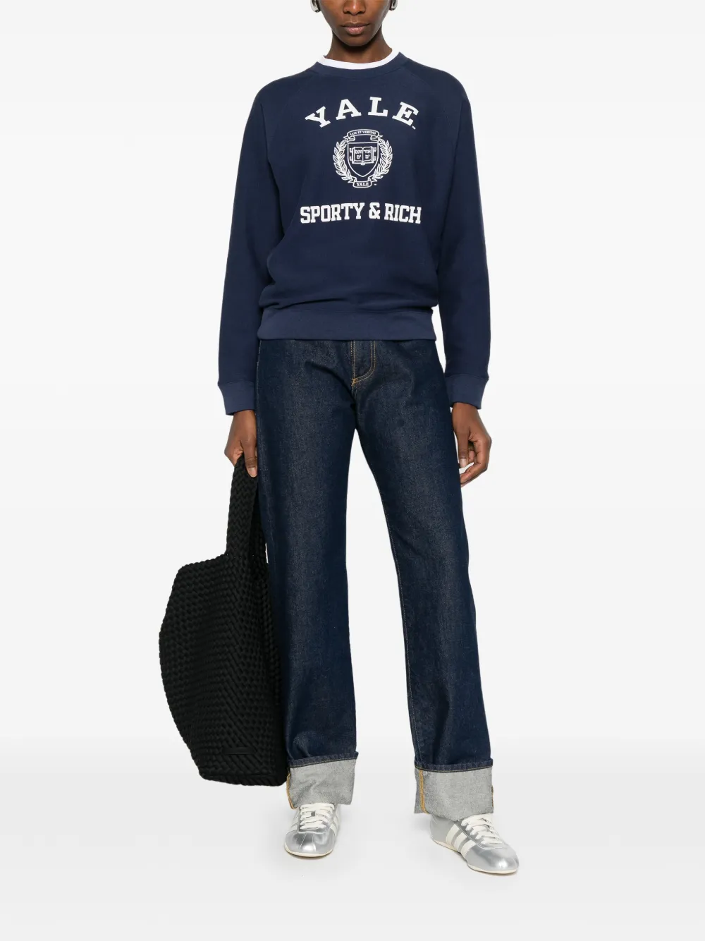 Sporty & Rich Sweater met print Blauw