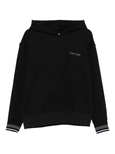 Calvin Klein logo-embroidered hoodie