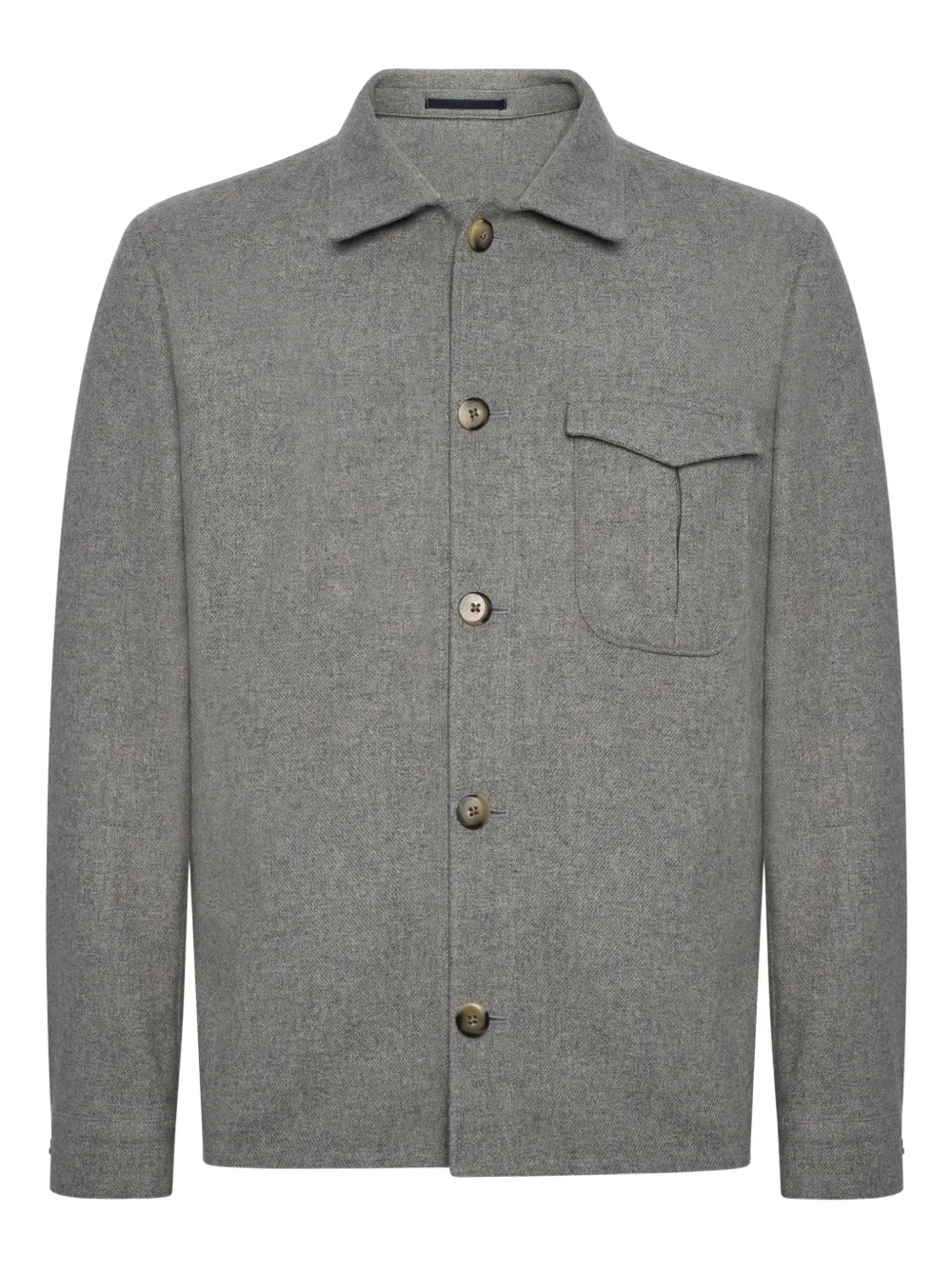 FRANZESE COLLECTION button patch-pocket jacket | gris | Image 1