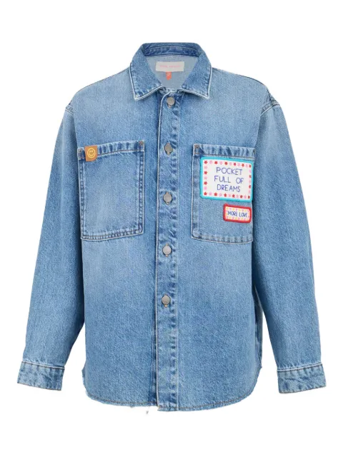 Mira Mikati patch-detail denim shirt