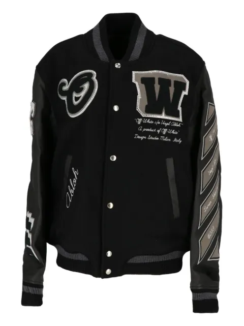 Off-White appliqué sleeve jacket