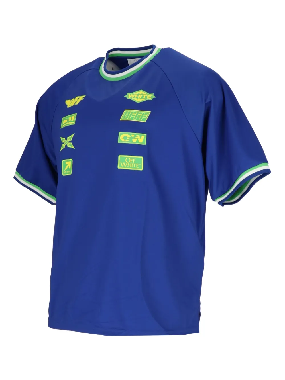  Off-white Multi-patch T-shirt - Blue 