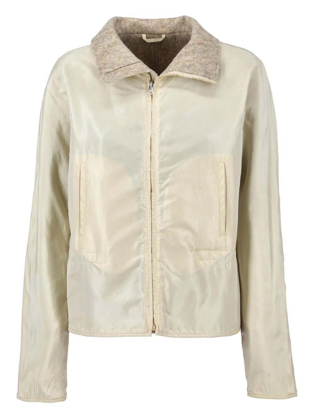Aspesi Vintage reversible zip-fastening jacket | Neutrals | Image 1