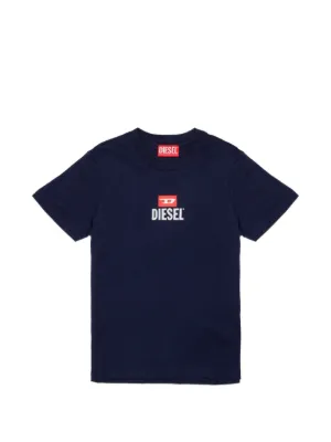 Diesel Kids logo-print T-shirt | Blue | FARFETCH