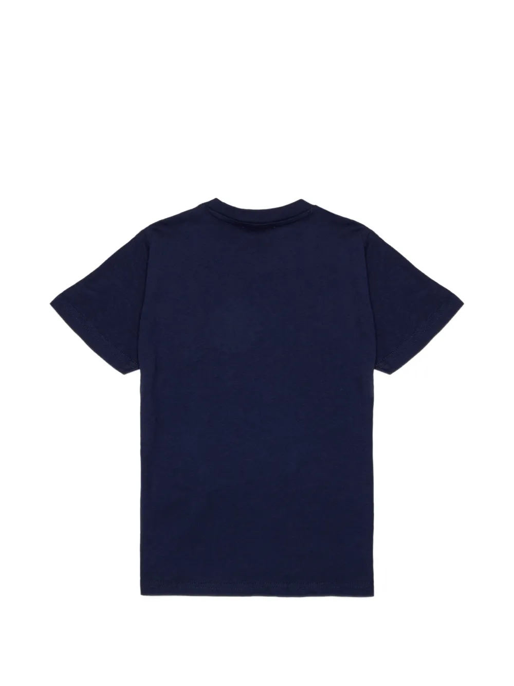 Diesel Kids T-shirt met logoprint Blauw