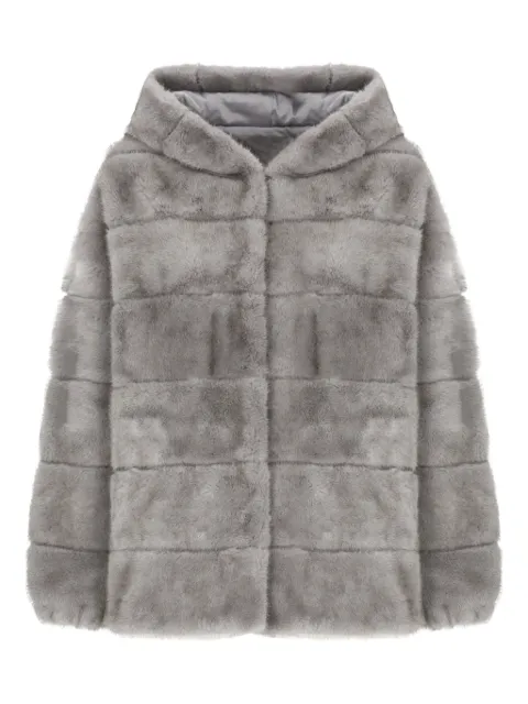 Betta Corradi hooded faux-fur jacket