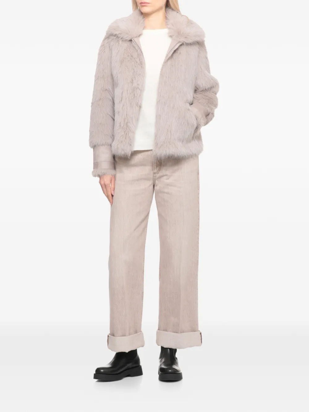 Betta Corradi faux-fur collar coat | Faux Fur & Shearling Coats | Image 2