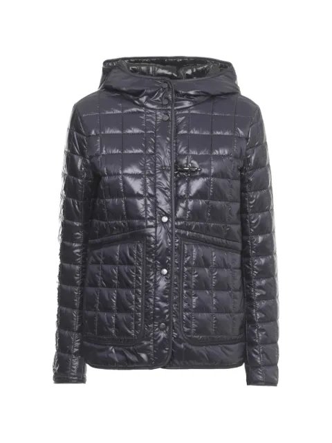 Fay quilted hooded puffer jacket