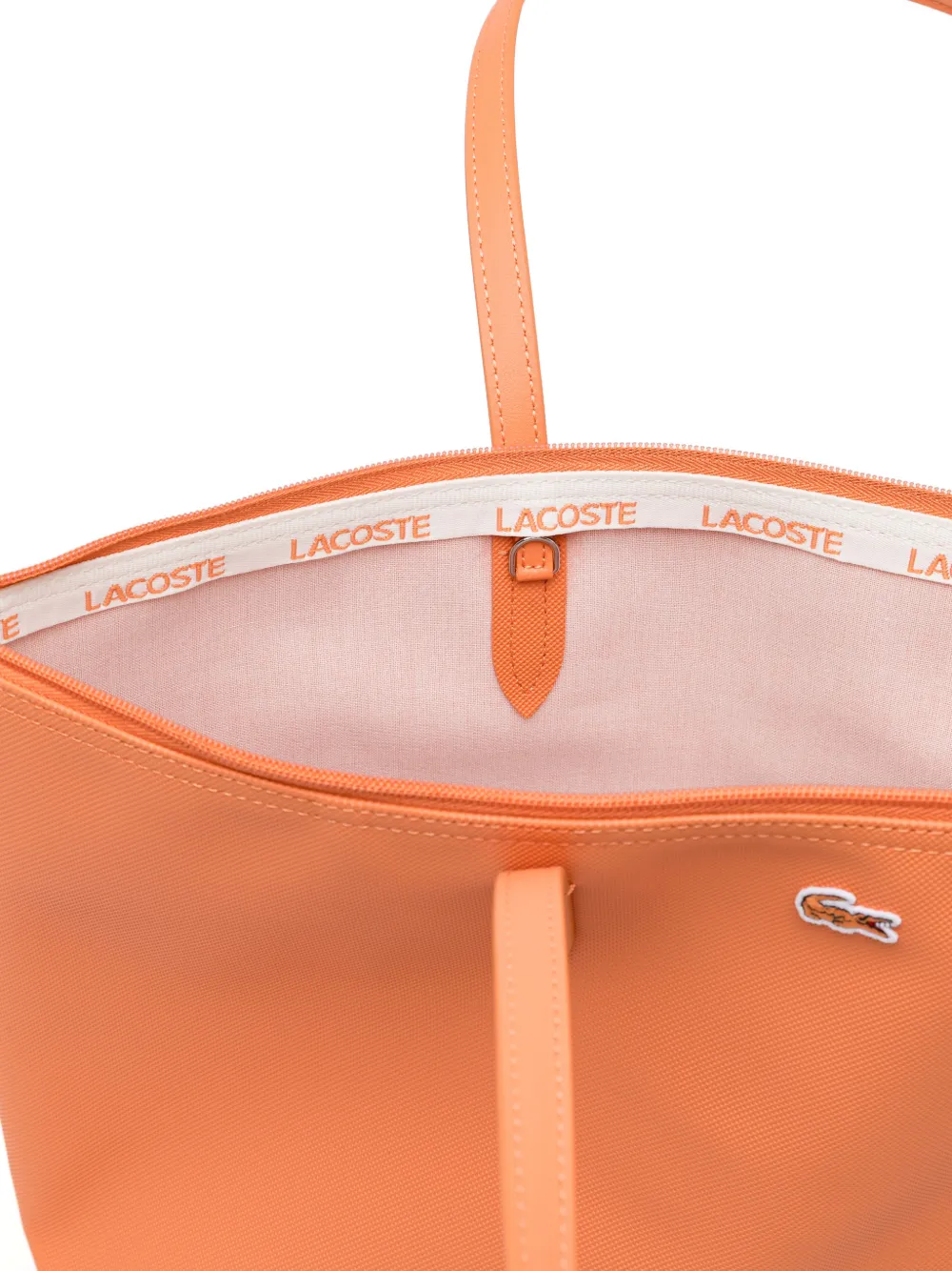 Lacoste Grote L.12.12 shopper Oranje