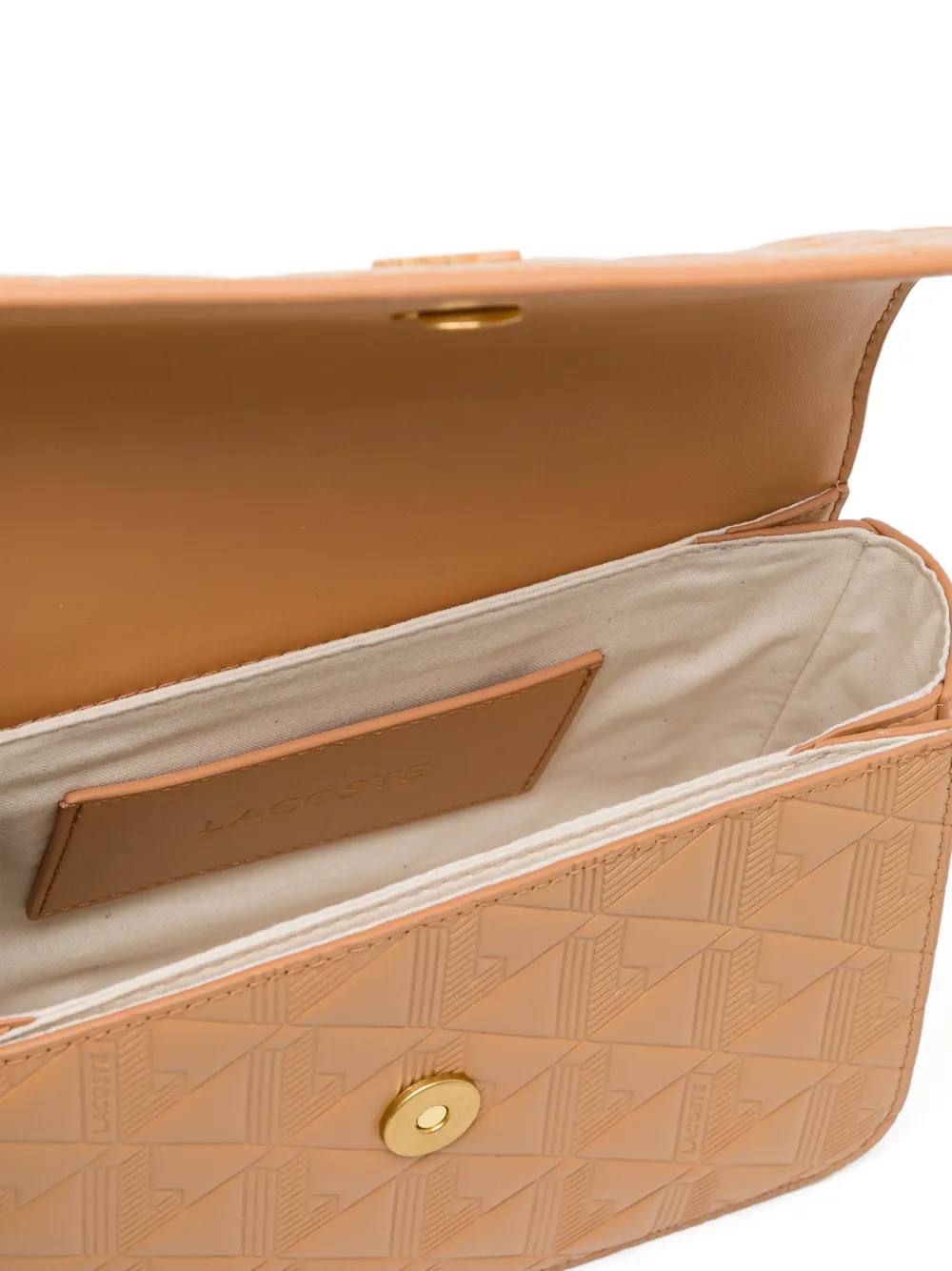 Lacoste Shopper met monogram Beige