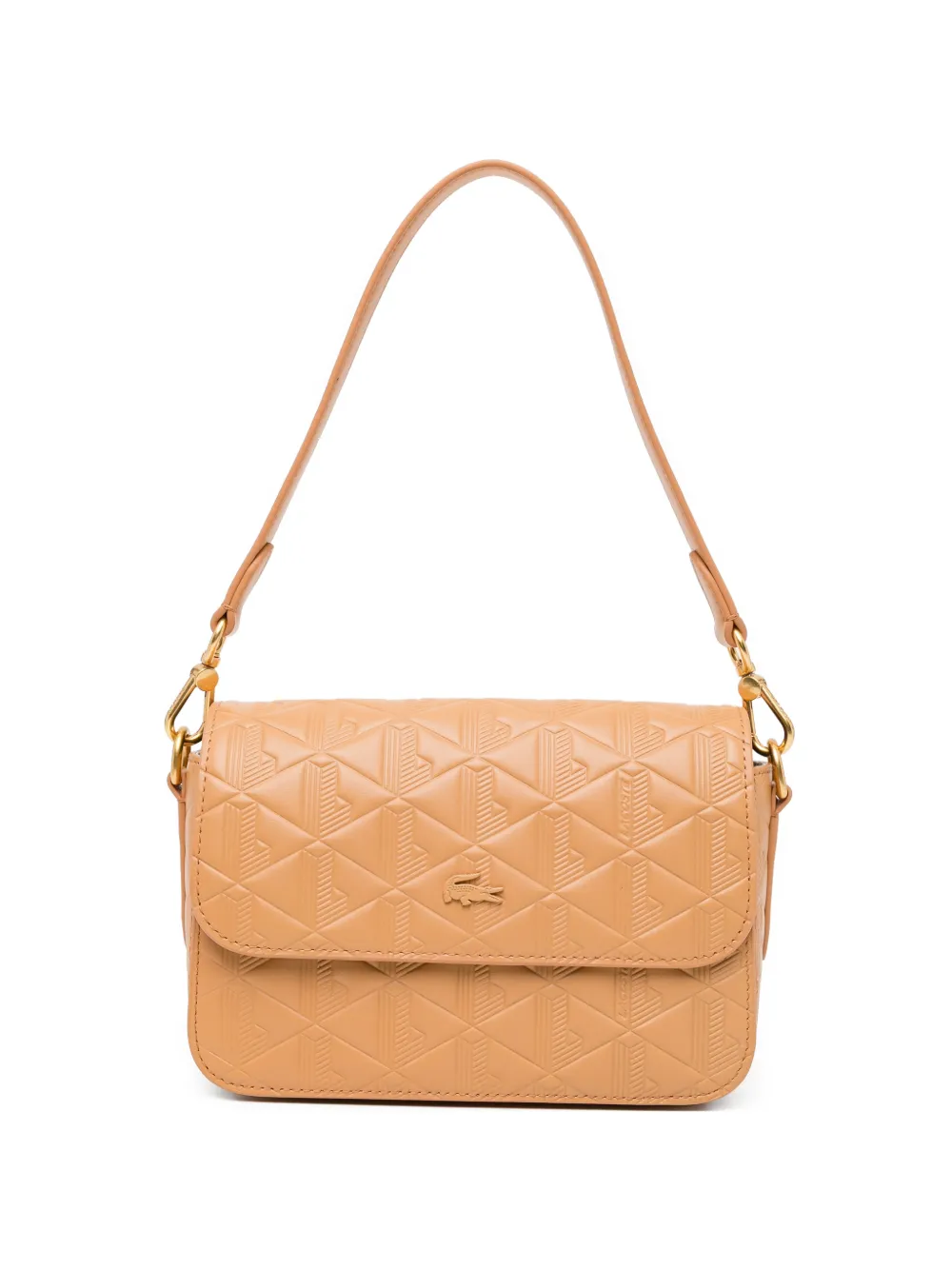 Lacoste monogram tote bag - Neutrals