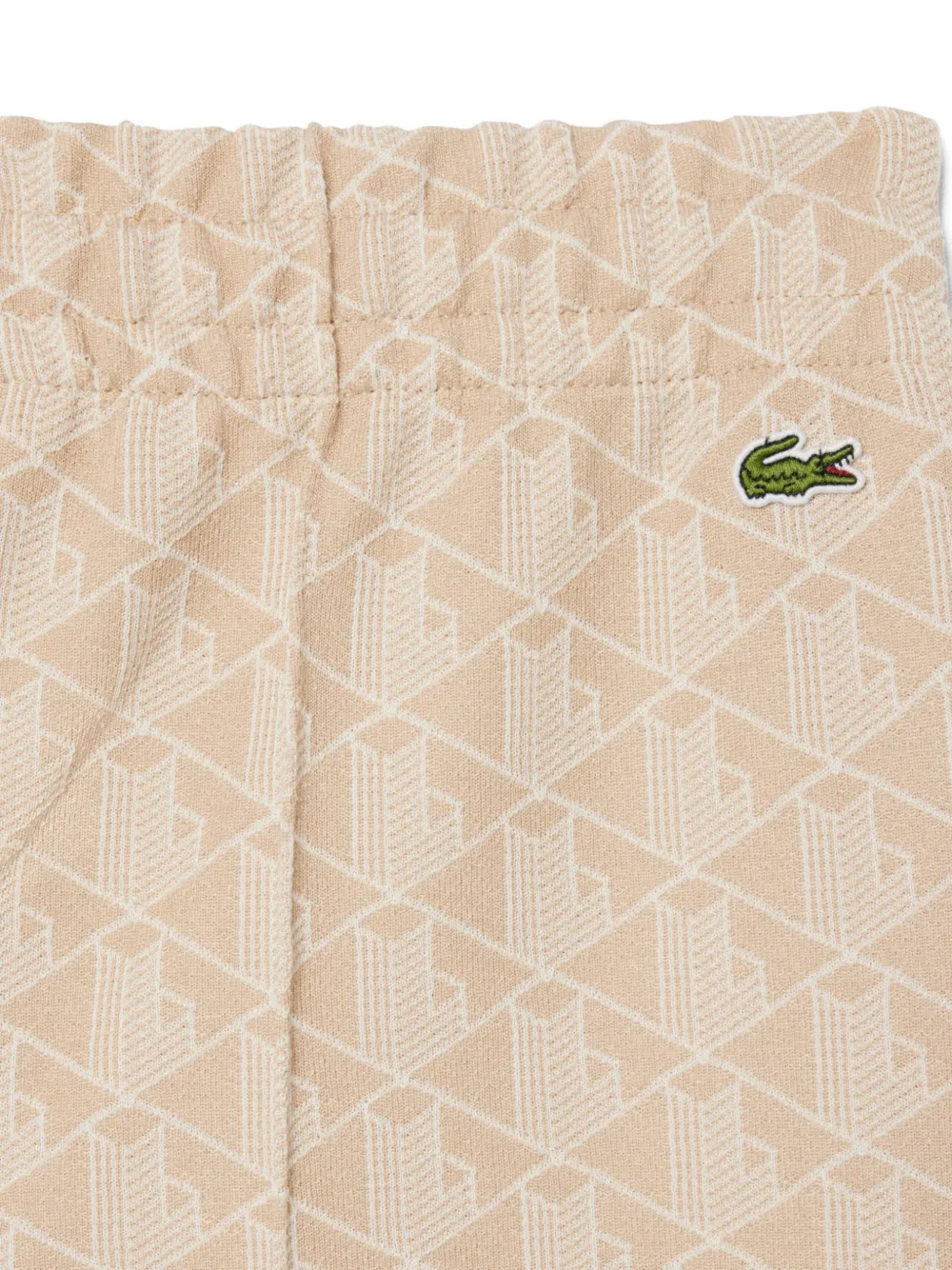 Lacoste Trainingsbroek met monogram Beige