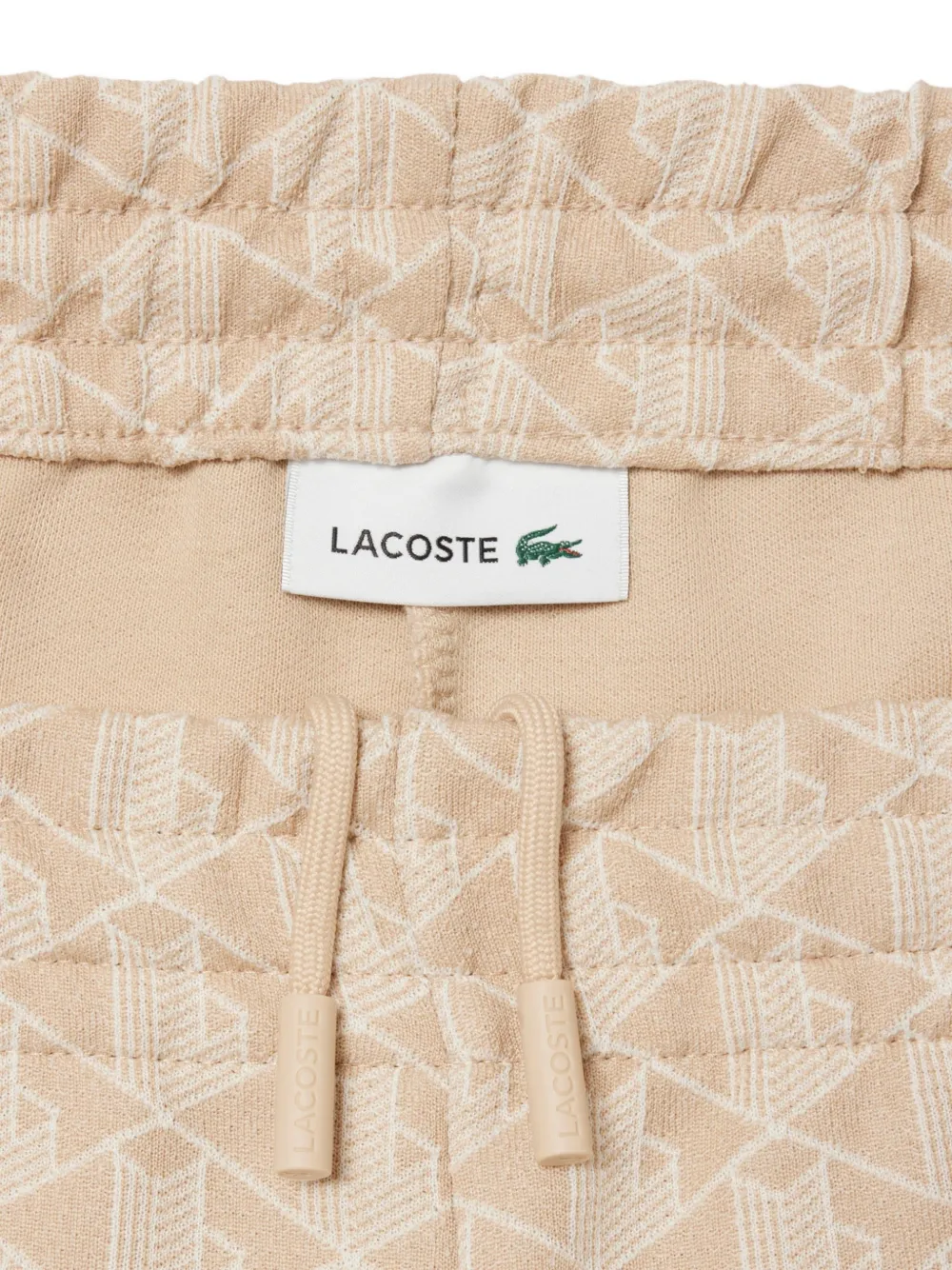  Lacoste Monogram Track Pants - Neutrals 
