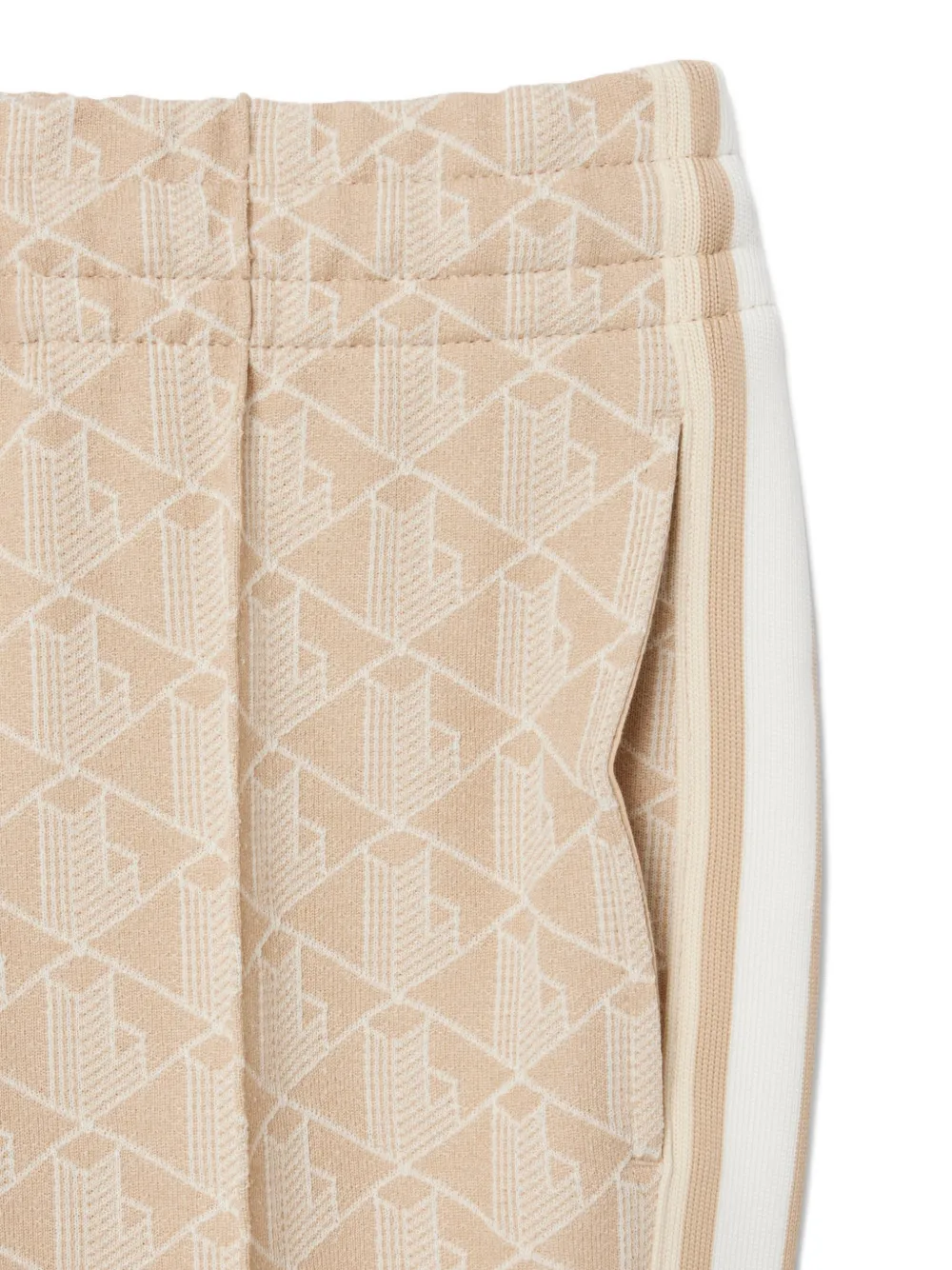  Lacoste Monogram Track Pants - Neutrals 