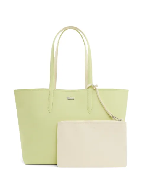 Lacoste Anna reversible logo plaque tote bag