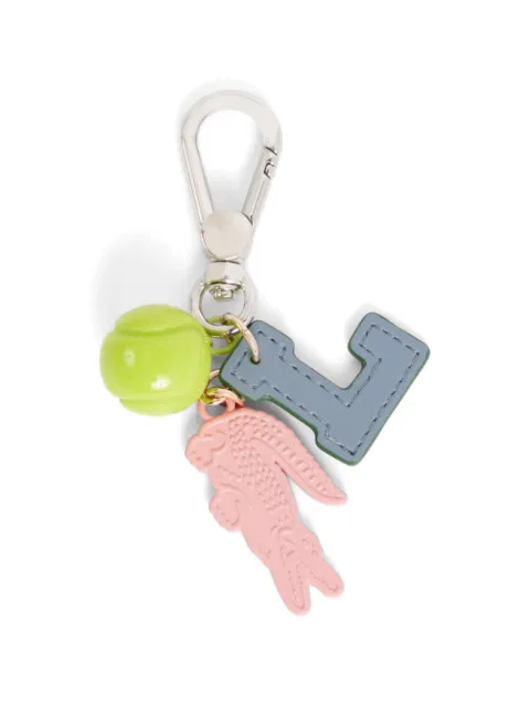 Lacoste ball logo charm keyring