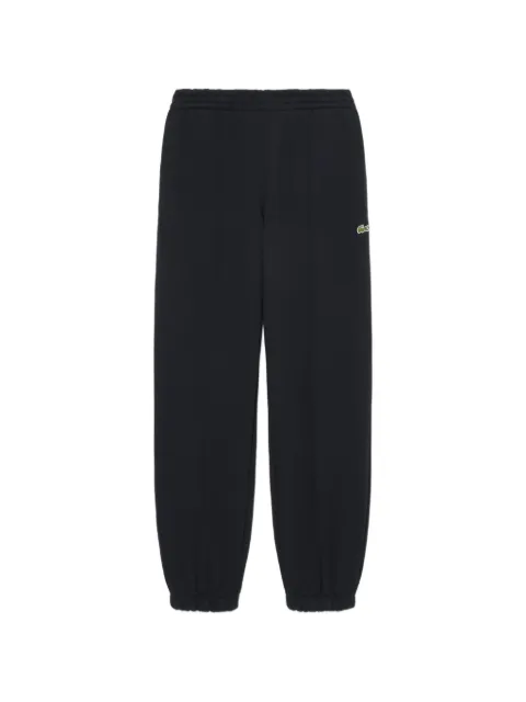 Lacoste logo-patch pintuck track pants