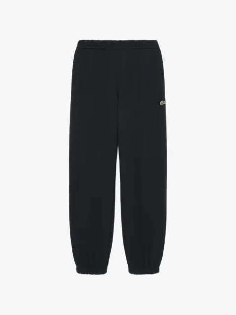 Lacoste logo-patch pintuck track pants