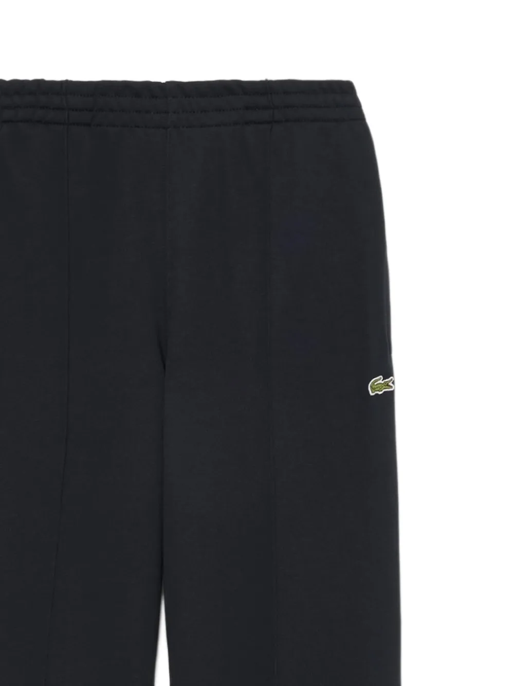 Lacoste Gesmockte trainingsbroek met logo-patch Zwart