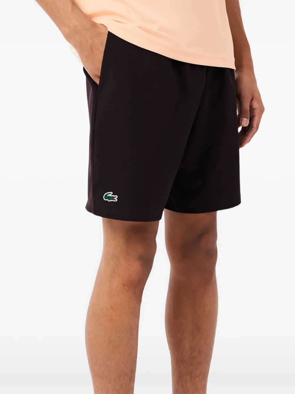 Lacoste Shorts met trekkoord Bruin