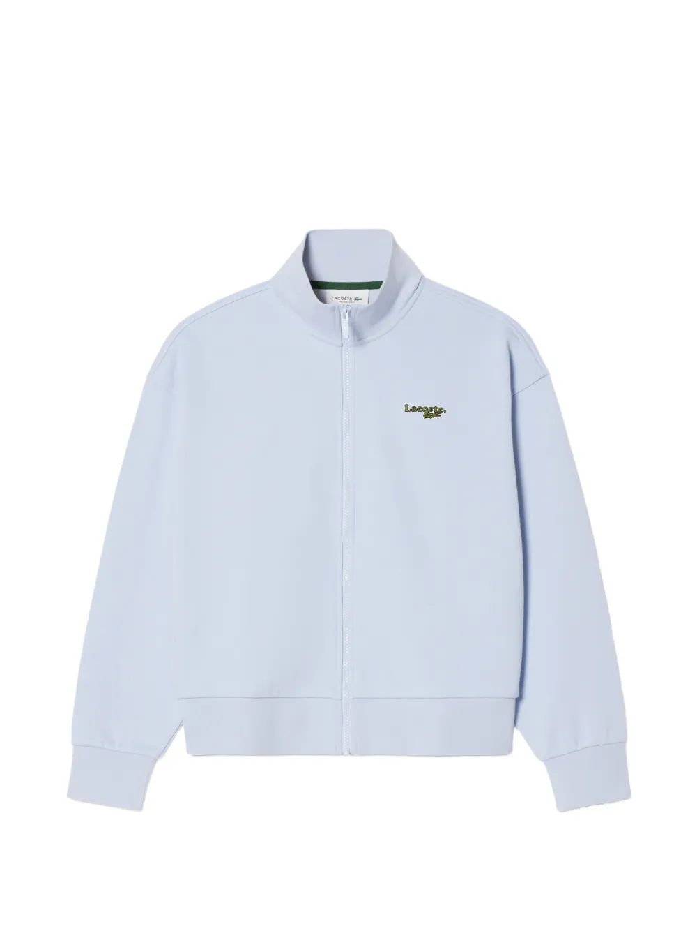Lacoste zip-up collared sweatshirt - Blau