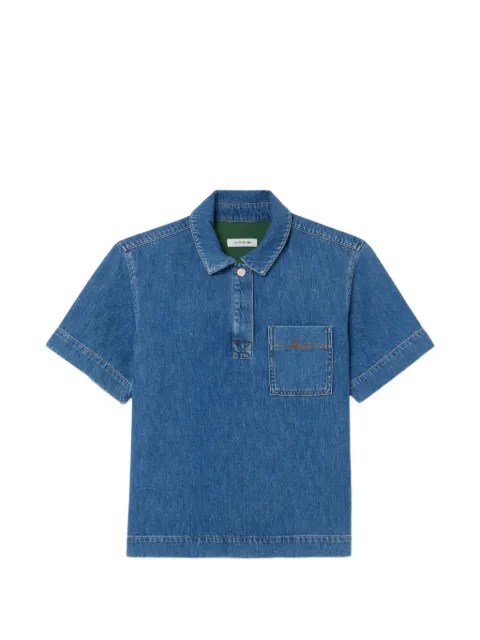 Lacoste polo en jean oversize