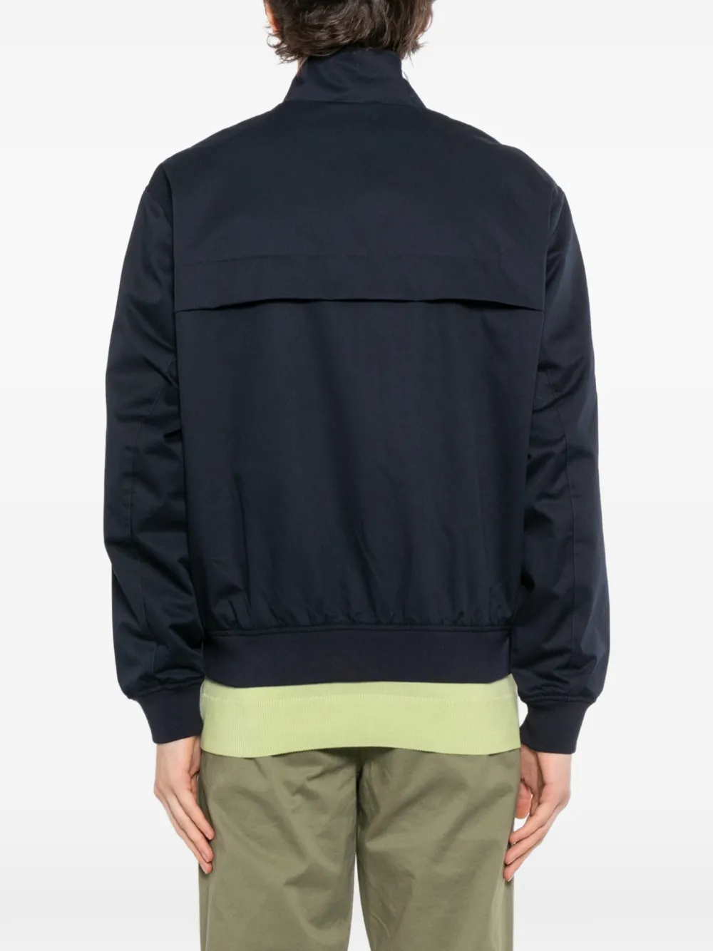 Lacoste Twill harrington jack Blauw