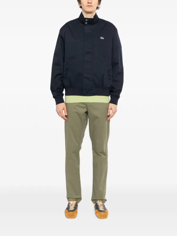 Lacoste Twill Harrington Jacket | Blue | FARFETCH