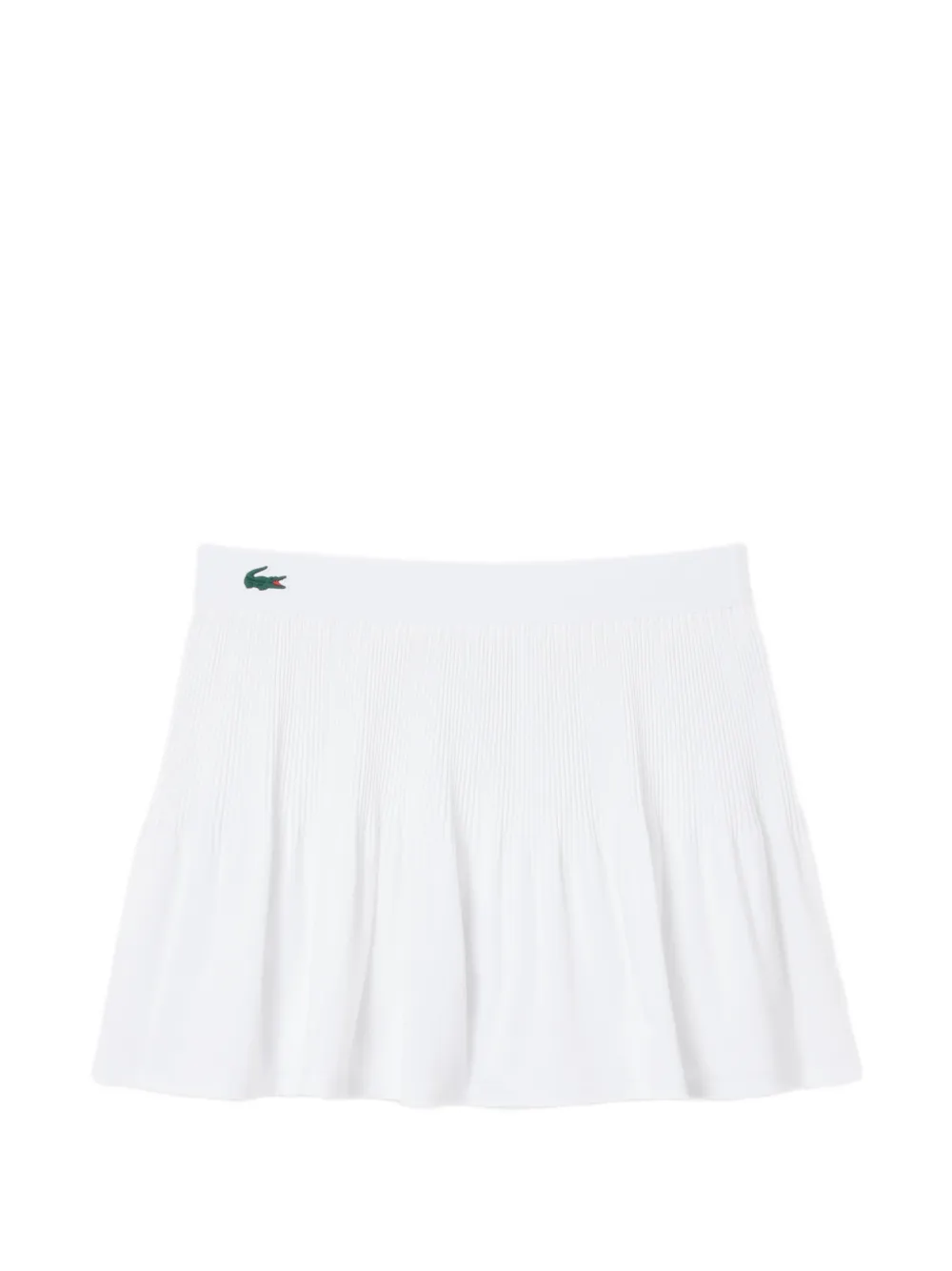 Lacoste pleated short skirt - Bianco