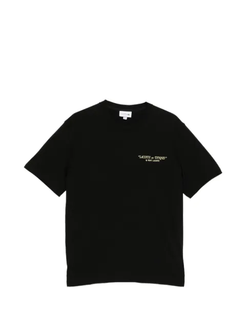 Lacoste embroidered crew neck T-shirt